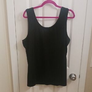 Roz & Ali Black Tank Top